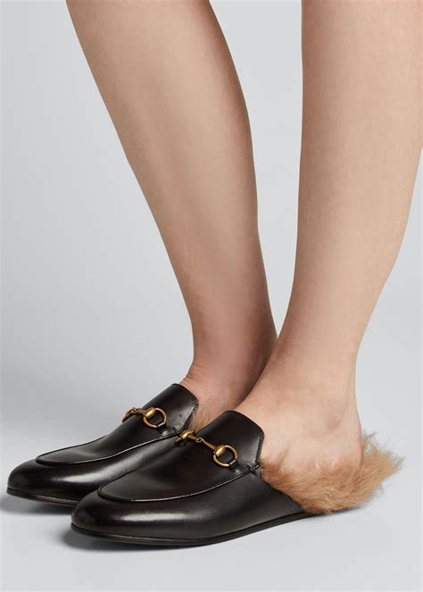 gucci webby mules replica|gucci fur lined mules.